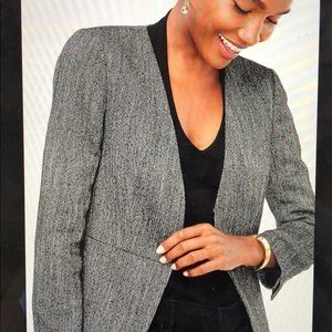 Herringbone Peplum Jacket by Anne Taylor